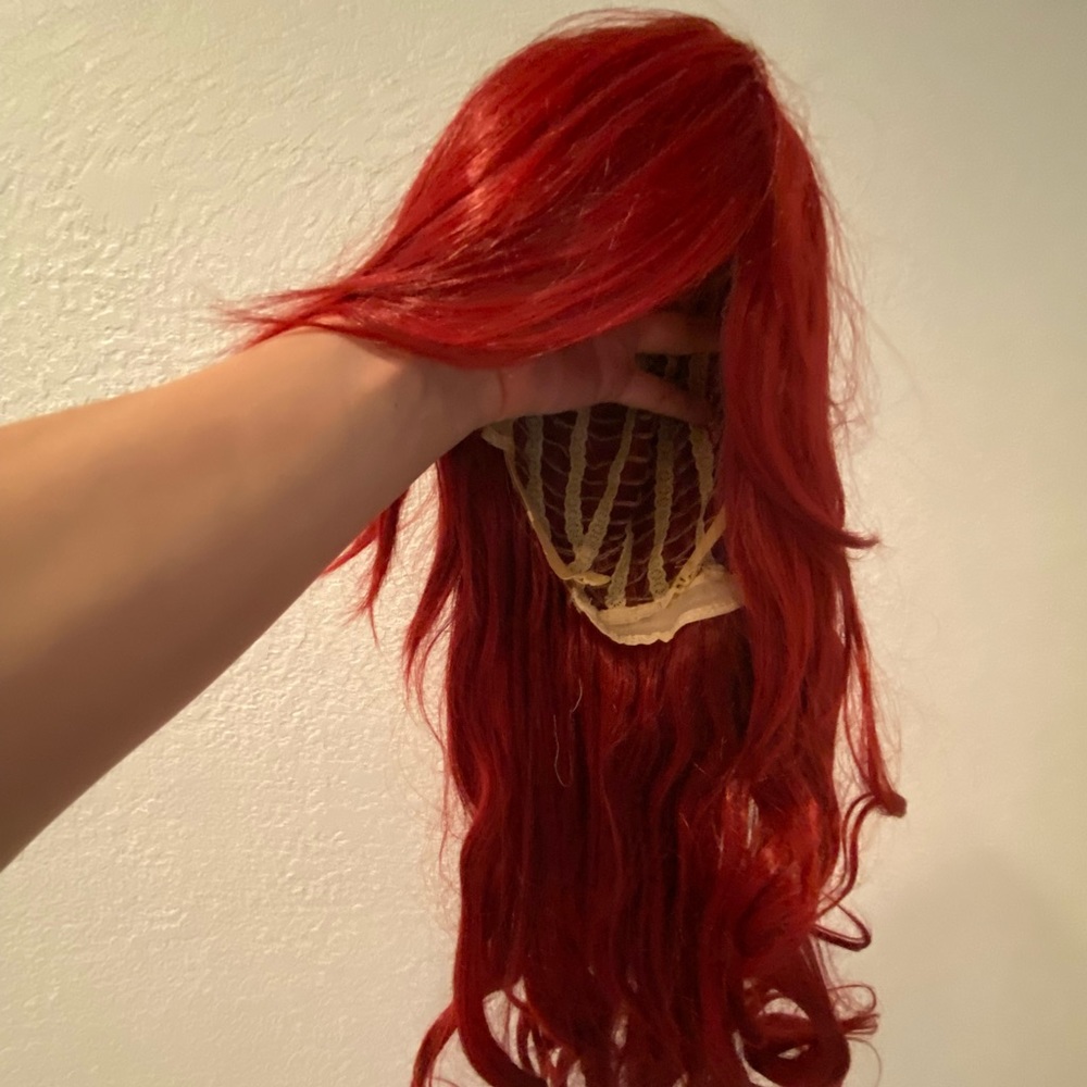 Little Mermaid Red Wig